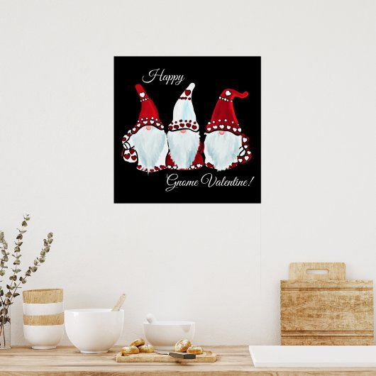 Gnome Valentine Poster (Küche)