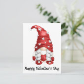 Gnome Valentine Postkarte (Stehend Vorderseite)