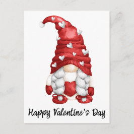 Gnome Valentine Postkarte