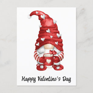 Gnome Valentine Postkarte