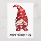 Gnome Valentine Postkarte (Vorderseite)