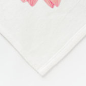 Gnome Valentines Day Cute Gnome Heart Leopard Sunf Fleecedecke (Ecke)