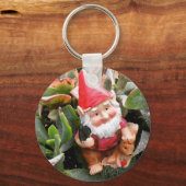 Gnome verstecken sich in den Sukkulenten Schlüsselanhänger (Vorderseite)