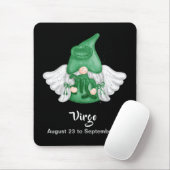Gnome Virgo Astrologie Signatur Angel Maus Pad Mousepad (Mit Mouse)