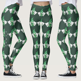 Gnome Virgo Astrologie Signature Angel Leggings