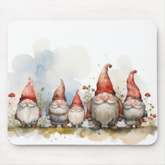 Gnome-Wasserfarbe-Mauspad Mousepad (Vorne)