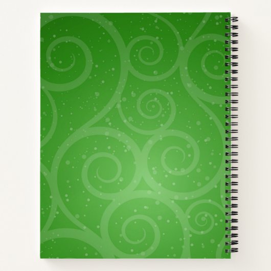 Gnome Wear Pointy Hat Beard Weihnachtsgebäck Strum Notizblock (Rückseite)