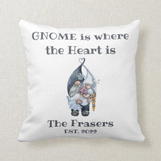 Gnome Wedding Throw Kissen