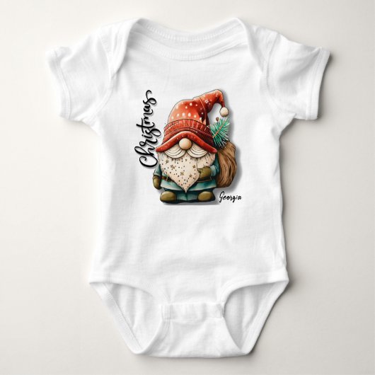 Gnome Weihnachts ein Stück T - Shirt (Vorderseite)