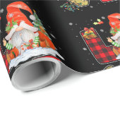 Gnome Weihnachts-Shirts für Frauen Männer - LIEBE Geschenkpapier (Rolleneckpunkt)