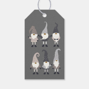 Gnome Weihnachtsgeschenke Tags Geschenkanhänger