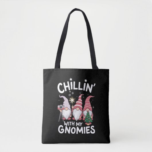 Gnome Weihnachtskinder mit meinen Gnomen Tasche (Vorderseite)