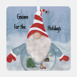 Gnome Winter Wonderland Ornament Aus Metall