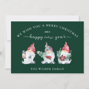 Gnome Wir wünschen Ihnen frohe Weihnachten