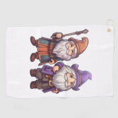 Gnome Wizards Golfhandtuch (Horizontal)