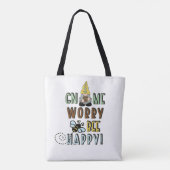 Gnome Worry Bee Happy! Tasche (Rückseite)