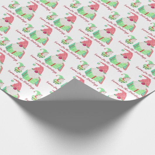 Gnome Wrapping Geschenkpapier (Ecke)
