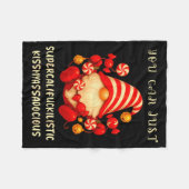 Gnome You Can Just Supercaliforilistic Kissmyadoci Fleecedecke (Vorderseite (Horizontal))