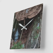 Gnome Zuhause-nummerierte Wall-Uhr Quadratische Wanduhr (Winkel)