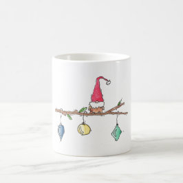 Gnome, Zweige und Weihnachtsschmuck Kaffeetasse