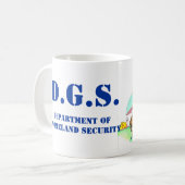 GNOMELAND SICHERHEIT KAFFEETASSE (Vorderseite Links)