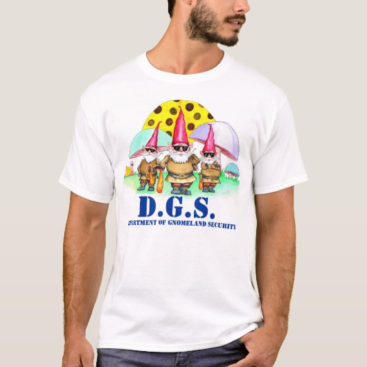 Gnomeland Sicherheit T-Shirt (Vorderseite)