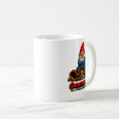 Gnomemann beißt, wenn er erschreckt wird Lustige F Kaffeetasse (VorderseiteRechts)