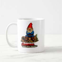 Gnomemann beißt, wenn er erschreckt wird Lustige F Kaffeetasse