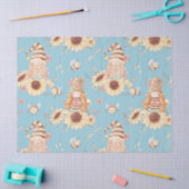 Gnomen, Bienen und Sonnenblumen Seidenpapier (Basteln)