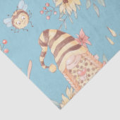 Gnomen, Bienen und Sonnenblumen Seidenpapier (Detail)