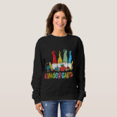 Gnomen Kindergarten Crew First Day Teacher Back To Sweatshirt (Vorne ganz)