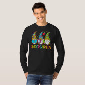 Gnomen Kindergarten Crew First Day Teacher Back To T-Shirt (Vorne ganz)