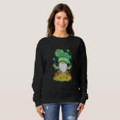 Gnomengold St. Patrick Grün Sweatshirt (Vorne ganz)