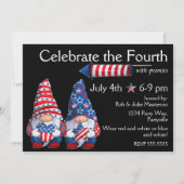 Gnomes 4. Juli Einladung (Vorderseite)