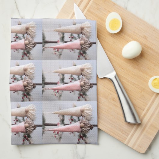 ***GNOMES*** AUF DIESER GROSSEN KÜCHENSTADT HANDTUCH (Viertel Falte)