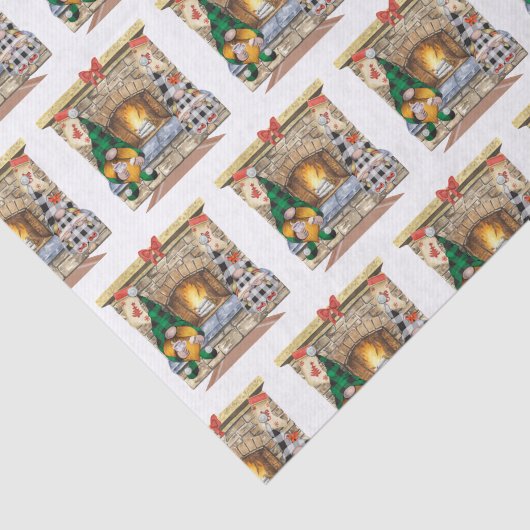 Gnomes auf Zuhause Seidenpapier (Ausschnitt)