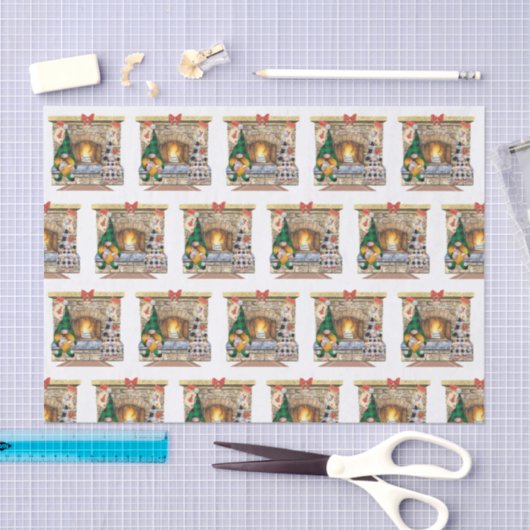 Gnomes auf Zuhause Seidenpapier (Handwerk)