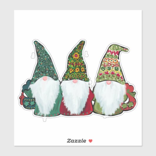 GNOMES AUFKLEBER (Blatt)