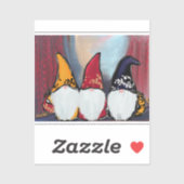 GNOMES AUFKLEBER (Blatt)