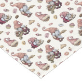 Gnomes Backkuchen Donuts Trendy Adorable Kurzer Tischläufer (Ecke)