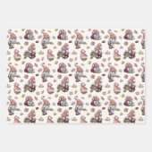Gnomes Backkuchen Donuts Trendy Adorable Niedlich Geschenkpapier Set (Vorderseite)