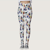 GNOMES BUILD SNOWMAN LEGGINGS (Vorderseite)