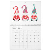 Gnomes Calendar Niedlich Adorable Trendkalender Kalender (Feb 2026)