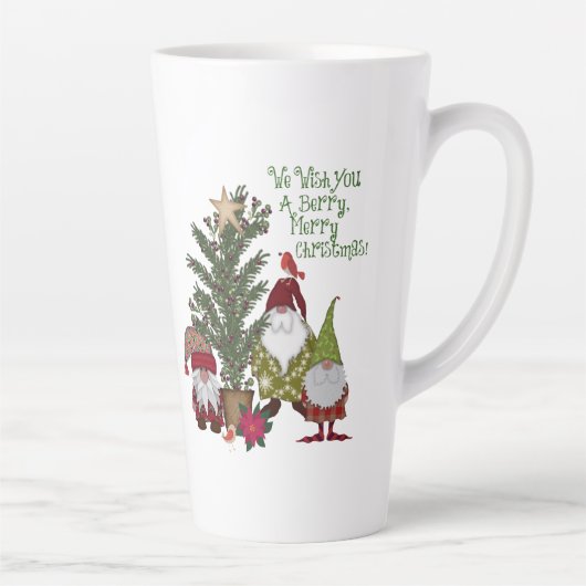 Gnomes Christmas Berry Merry Milchtasse (Rechts)