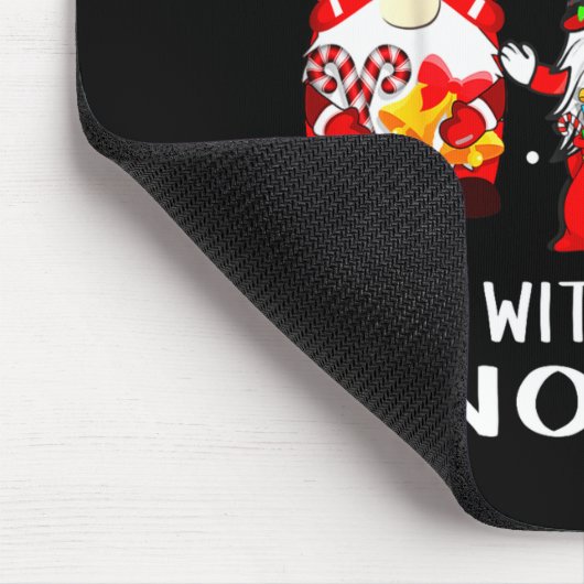 Gnomes Christmas Family Leopard Funny Plaid Men Wo Mousepad (Ecke)