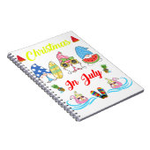 Gnomes Christmas im Juli Sommer Notizblock (Rechte Seite)