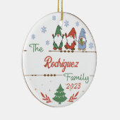 Gnomes Christmas Keramik Ornament (Rechts)