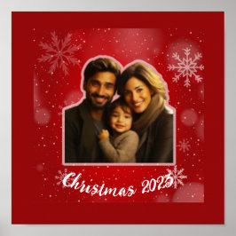 Gnomes Christmas Personalize Foto Background Poster