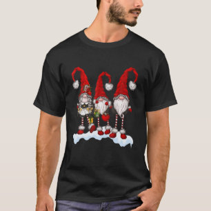 Gnomes Christmas Three Gnomies Tomte Scandinavian T-Shirt