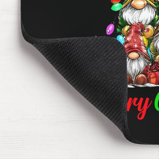 Gnomes Christmas Tree Pajamas Funny Gnome Holiday Mousepad (Ecke)